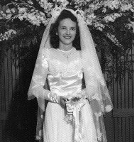 Betty Wright on her wedding day