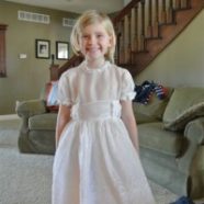 Third Generation Communion Dress Restoration
