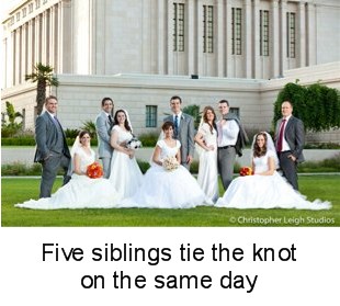 Five Siblings Marry On the Same Day