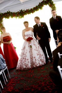 Danielles beautiful wedding dress