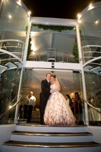 Bride and groom - Danielle G. wedding dress story