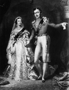 Queen Victorias wedding dress for wedding with Prince Albert