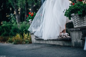 Jenna Grinberg's beautiful tulle wedding dress skirt