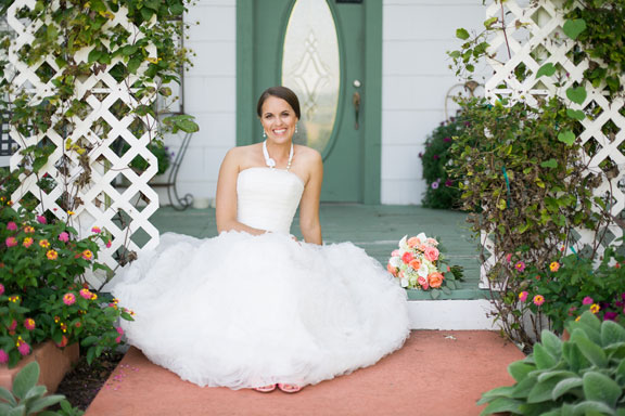 Shannon's perfect wedding dress helped to create her perfect wedding day