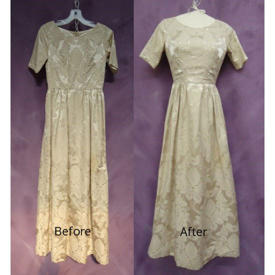 Barbara Woodhouse wedding dress restoration