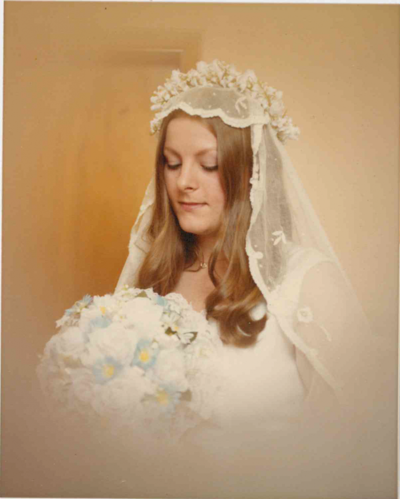 Granddaughter-in-law photo – Tina Sanderson wedding (1982)