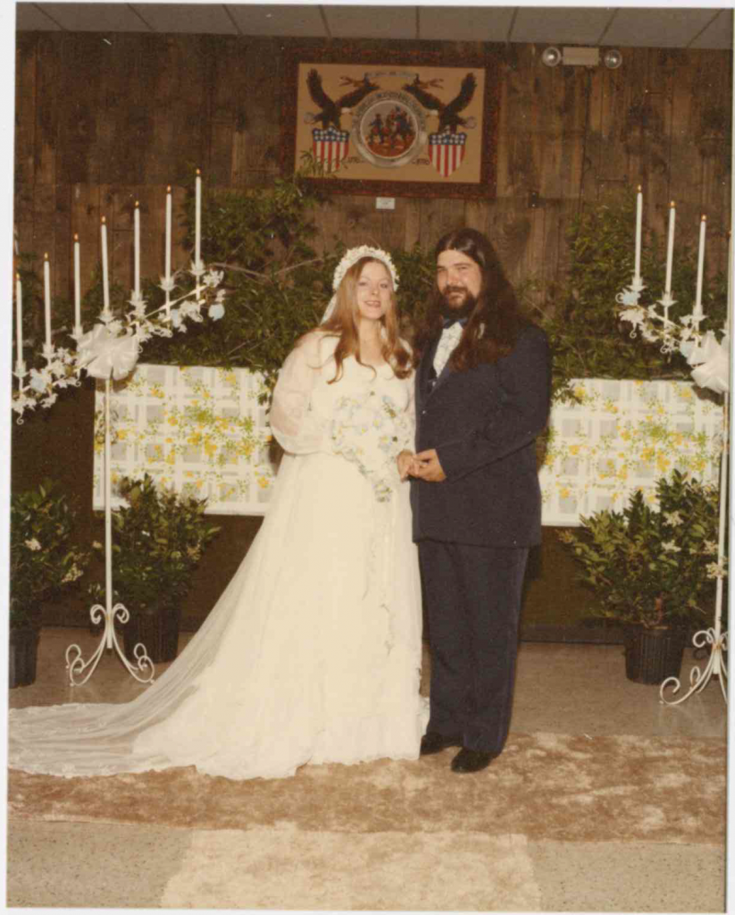 Granddaughter-in-law photo – Tina Sanderson wedding (1982)