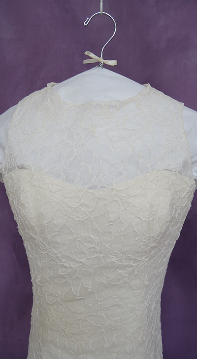 AFTER dirty Vera Wang wedding gown is restored