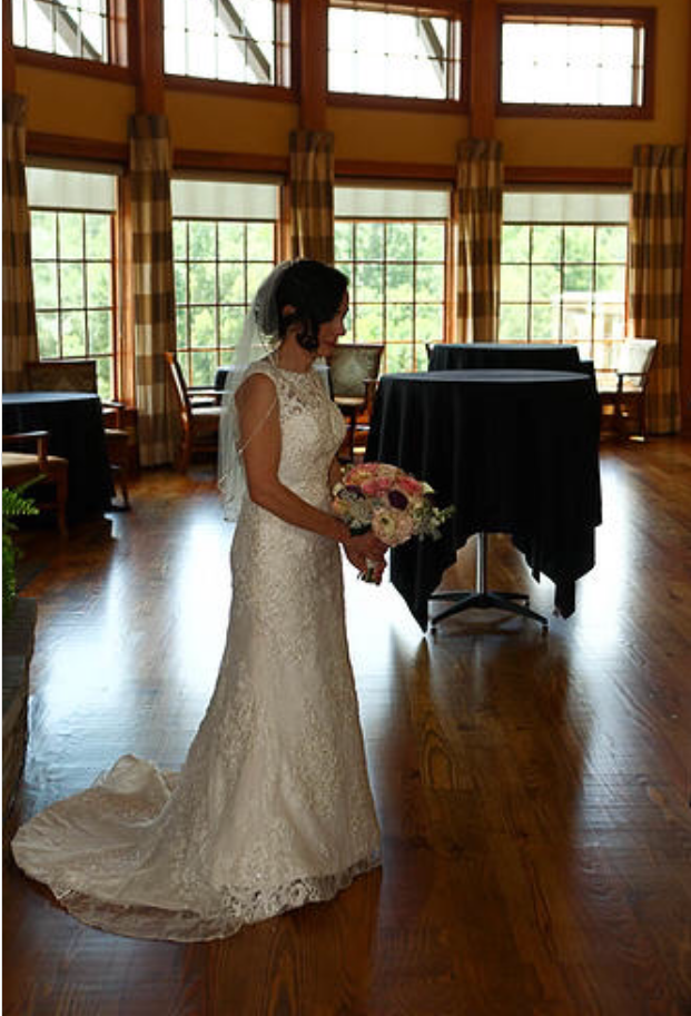 Kimberly H's wedding dress story