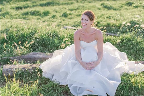 Kyle Ewing's fun and whimsical wedding dress preservation captured on her wedding day.