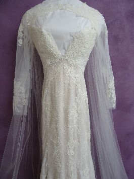 Mackenzies wedding dress after expert wedding dress cleaning and ready for wedding dress preservation