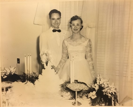 Ellen's grandmother and husband on their wedding day.