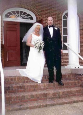 Wedding photos will help preserve memories of Jenny's husband. 