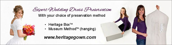Your wedding dress should last forever with expert wedding dress preservation