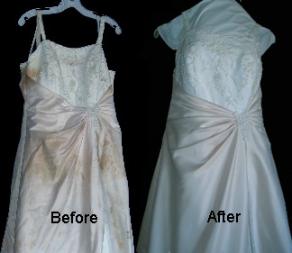 Average Style Wedding Gown Restoration