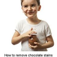 How to Remove Chocolate Stains