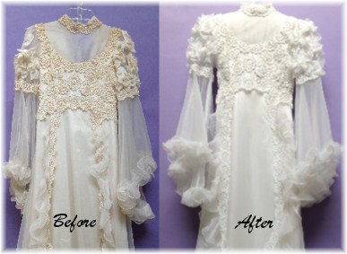 Expert Wedding  Dress  Restoration  and Preservation Heritage