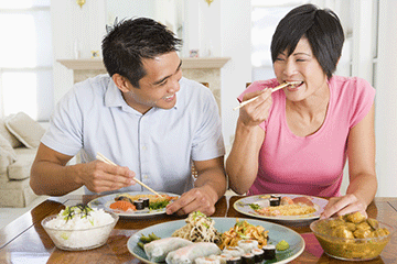 pending time together while eating right is a great way to lose some pounds.