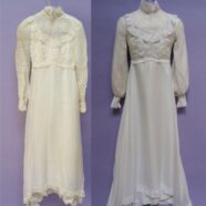 Vintage Wedding Gown and Veil Restored as Birthday Surprise