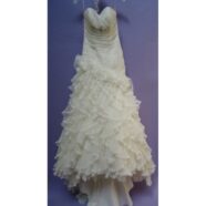 Messy Gown Beautiful After Wedding Gown Cleaning
