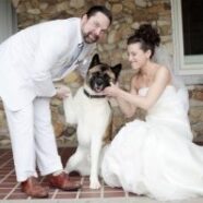 Wedding Dress is Perfect Complement to Garden Wedding