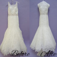 Carefully Cleaning a Delicate Gown