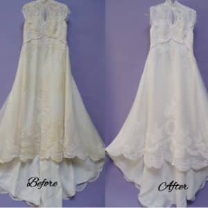 Average Style Wedding Gown Restoration