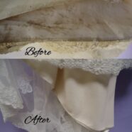 Catherine’s Wedding Gown Cleaning