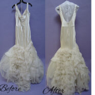 A Wedding Gown Cleaning of a Vera Wang Gown