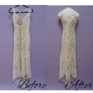 Gorgeous Lace Gown and Veil Restored