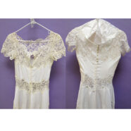 A Bride Wears a Vintage Gown After it’s Cleaned