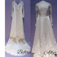 A Wedding Gown Cleaning for a Vintage Dress