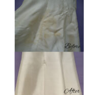 Finally, Pat’s Wedding Dress is Clean