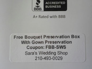 Create custom coupons for your affiliate program that can be added to affiliate brochures, postcards and even websites.