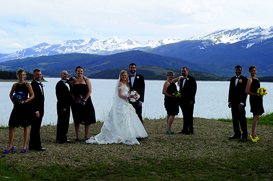 Amber and Matt's June wedding in the Colorado mountains was gorgeous.