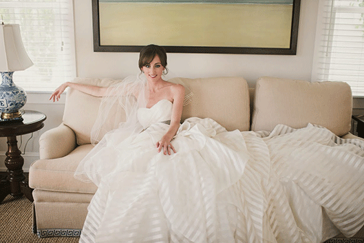 Caitlyn's perfect wedding dress was the first one she tried on.