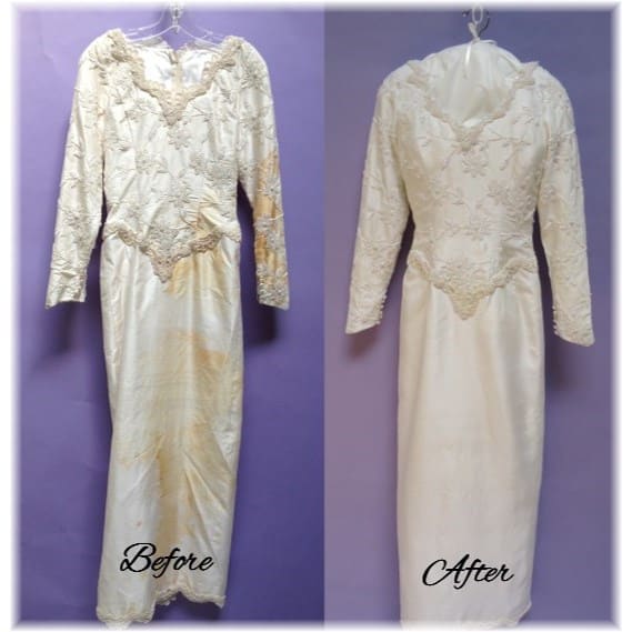 Full Style Wedding Gown Restoration - Scary Notice