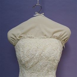 Cotton muslin wrap for best wedding dress preservation
