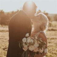 Kelsey’s Lazaro Wedding Dress is Perfect