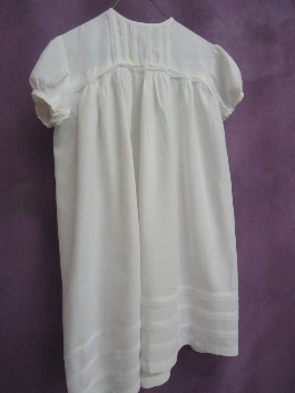 Kidney family christening gown after restoration.